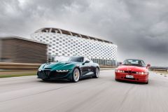 Alfa Romeo Giulia SWB Zagato a Alfa Romeo SZ
