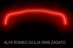 Alfa Romeo Giulia SWB Zagato Teaser