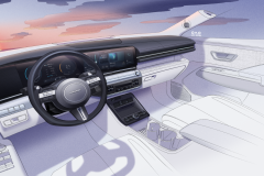 Hyundai Kona 2023 sketch