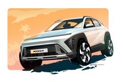 Hyundai Kona 2023 sketch