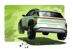 Hyundai Kona 2023 sketch