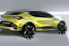 Kia Sportage 2021 skica (evropská verze)