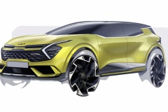 Kia Sportage 2021 skica (evropská verze)
