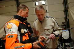 Michael Schumacher a motocyklová helma
