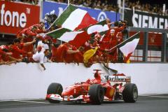 Michael Schumacher a Ferrari F1 2004