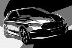 Škoda Fabia IV 2021 skica