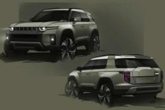 SsangYong J100 sketch 2021