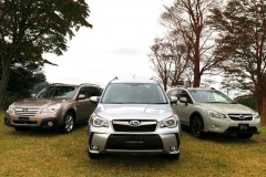 Subaru Outback, Forester a XV