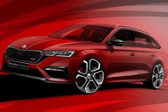 Škoda Octavia RS iV Combi skica 2020