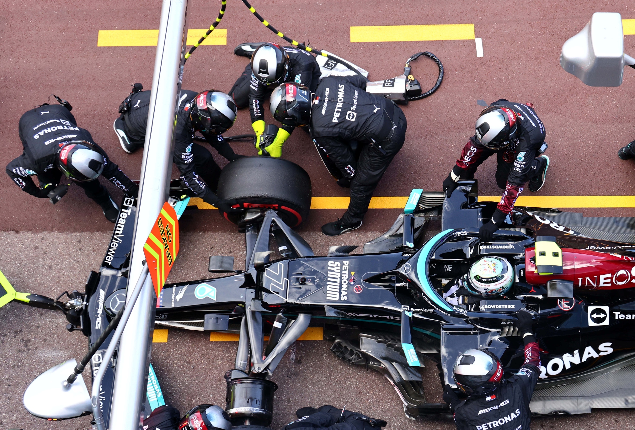 Mercedes-AMG F1 Valtteri Bottas na VC Monaka 2021