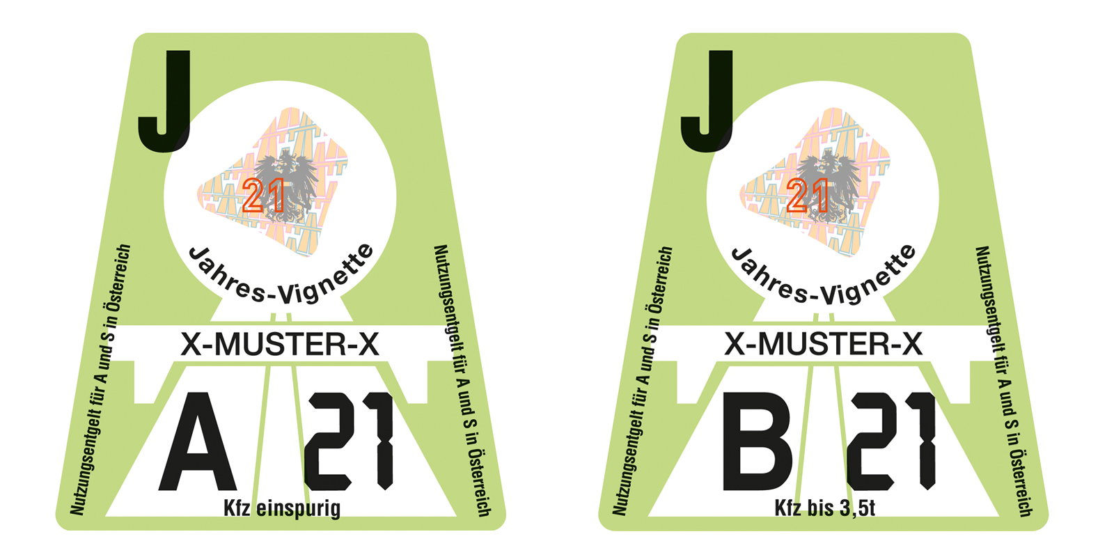 Dálniční známka Rakousko 2021