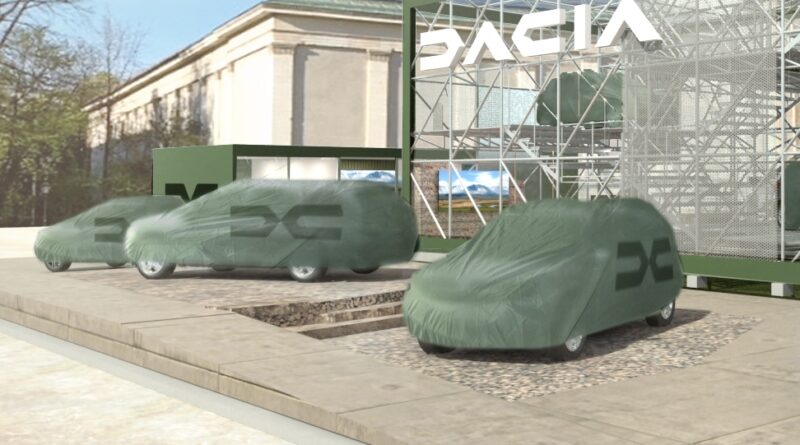 Dacia chystaný stánek na IAA 2021