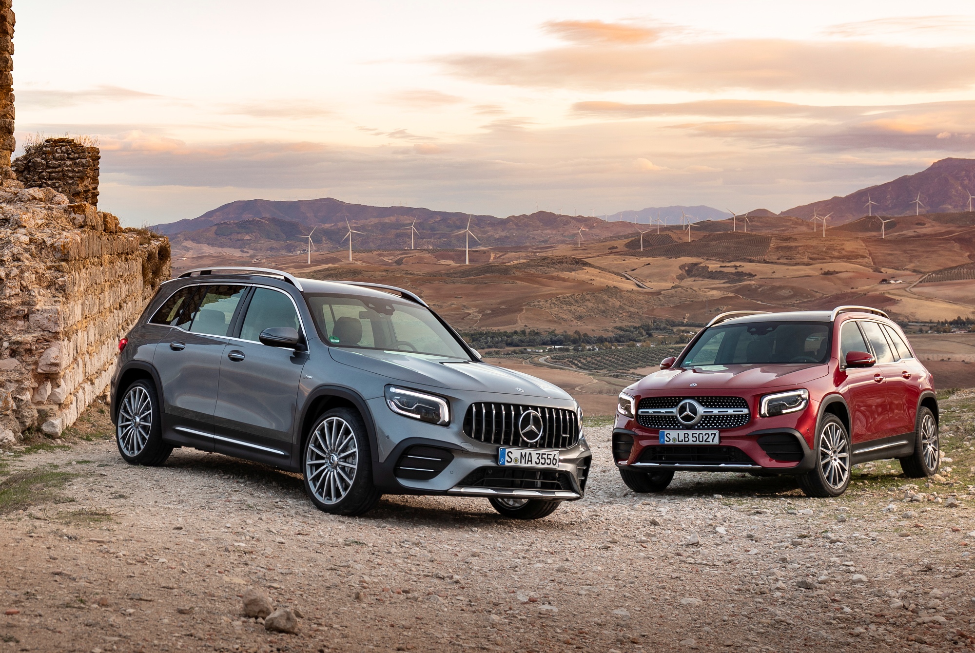 Tappetini Auto In Gomma Per Mercedes GLB X247 (2019+) - Set Specifico, Antiscivolo, Impermeabili