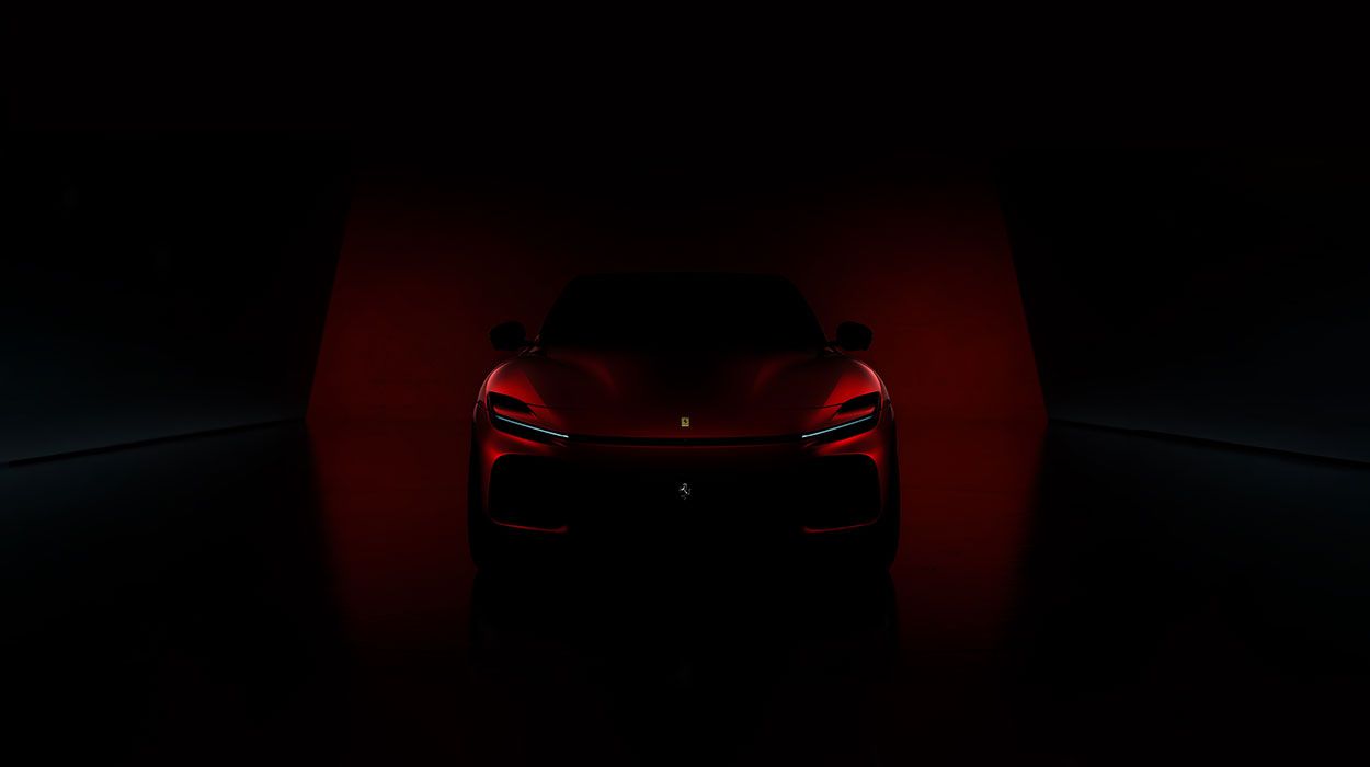 Ferrari Purosangue SUV teaser 2022