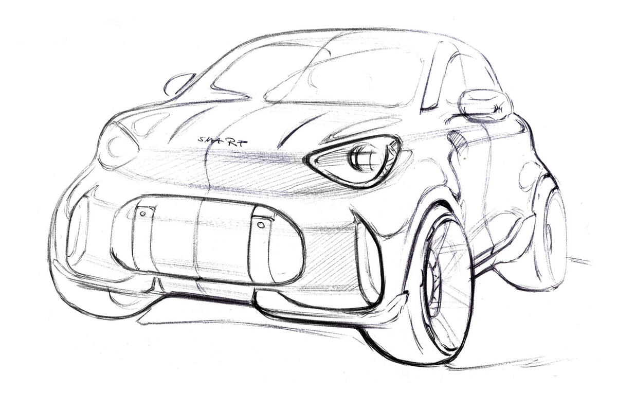 Smart #2 Concept sketch 2026