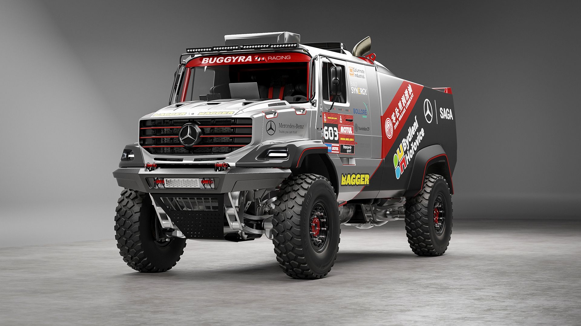 Mercedes-Benz Zetros týmu Buggyra pro Rallye Dakar 2027